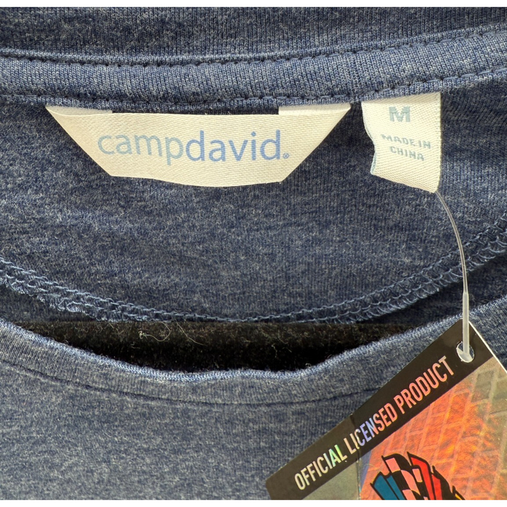 Camp David Womens Tank Top Indie 500 Hootie Size Medium Blue New With Tag - Picture 3 of 4